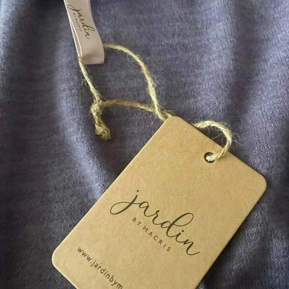 🆕Jardin By Macris Purple Bean Stripe Raglan Side Pockets Tunic S🆕 - Picture 6 of 7